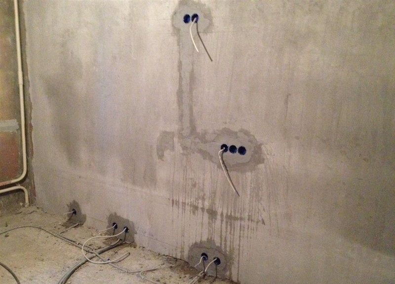 розетки на кухни квартиры, электрик алматы